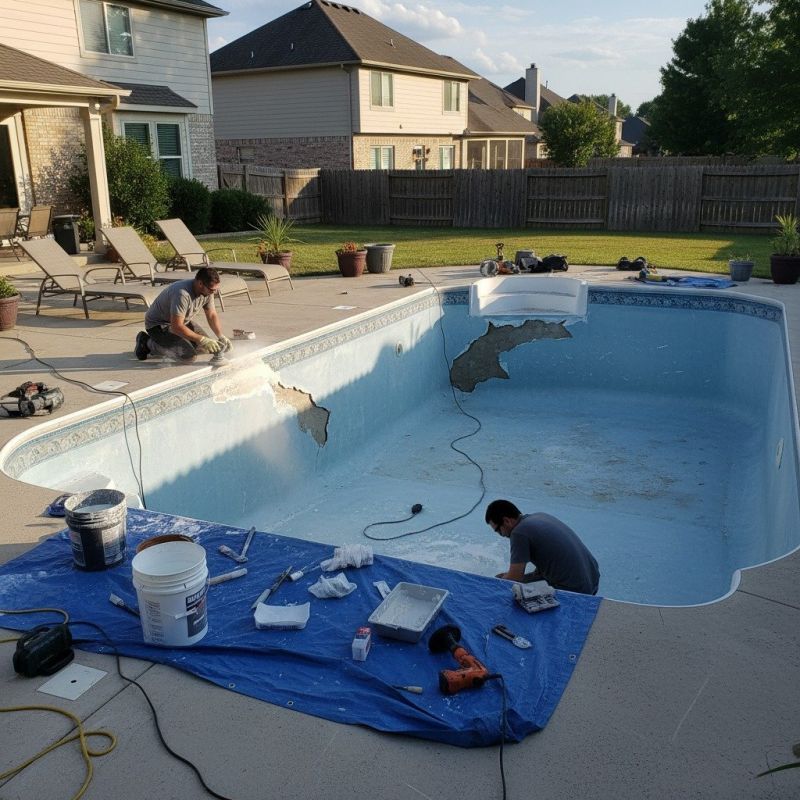 Local Fiberglass Deck Repair pros at work